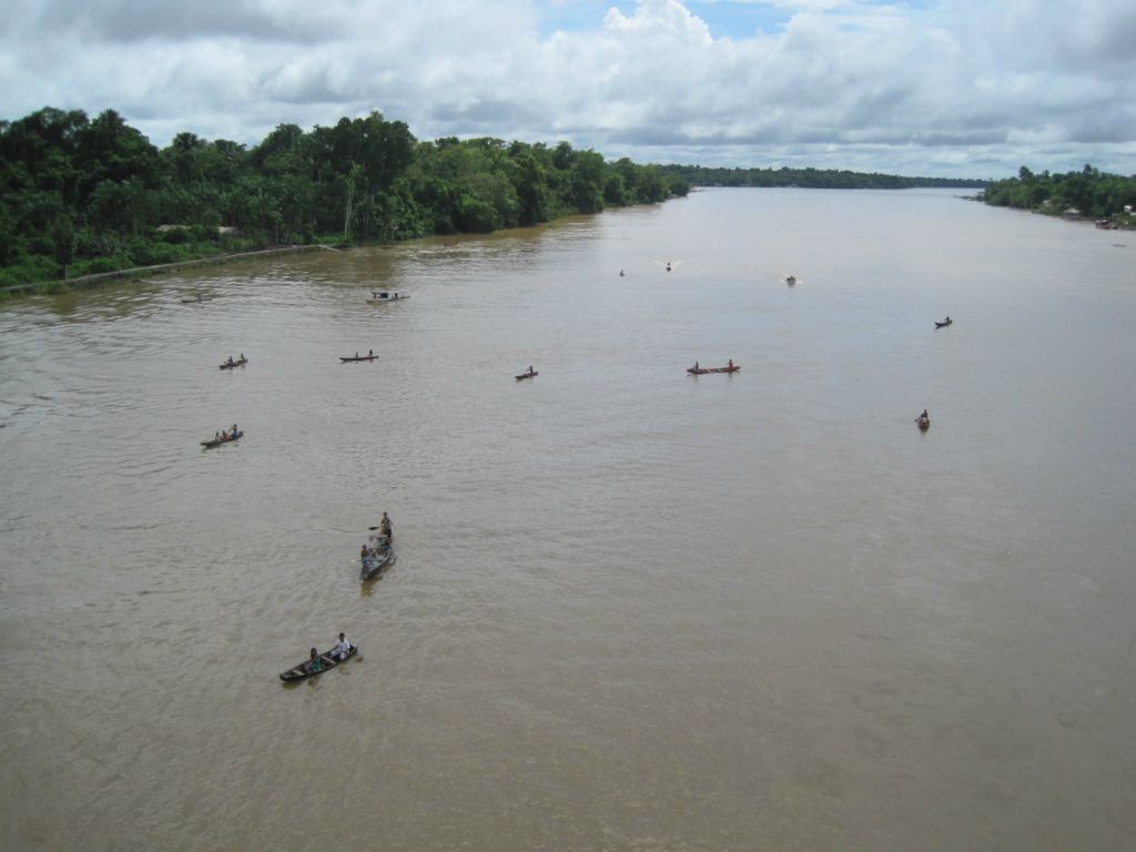 Navigation sur le delta du rio Para