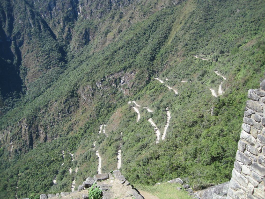 Piste d'accès au Machu Picchu